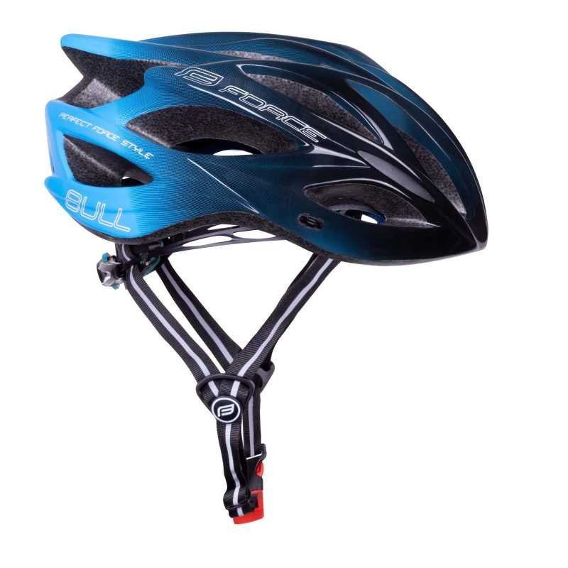 Helmet FORCE BULL HUE BLACK-BLUE