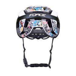 Casco FORCE NEO VIVID BLANCO-NEGRO