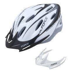 Capacete FORCE HAL BRANCO-PRETO