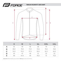 Jacket FORCE FROST softshell YELLOW