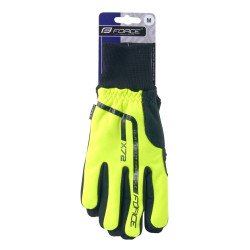 Des gants Force X72 enfant JAUNE