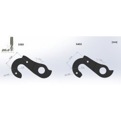 Derailleur hanger PILO D402