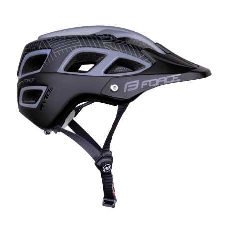 Capacete FORCE AVES MTB CINZA-PRETO