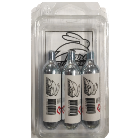 Pack 3 x Hare botella Co2 16gr
