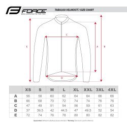 Jersey FORCE SPRAY long sleeves BLACK-WHITE