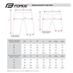 Bermudas FORCE BLADE MTB AZUL