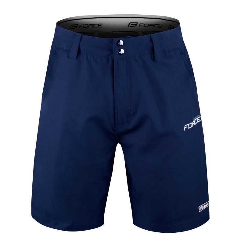 Shorts FORCE BLADE MTB BLEU