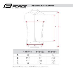 Criança Corta Vento Impermeável FORCE WINDPRO
