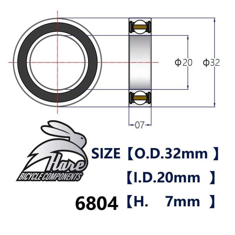 6804 Cerâmico HARE Rolamento