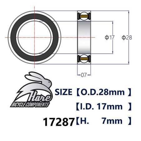 17287 Ceramic HARE Bearing