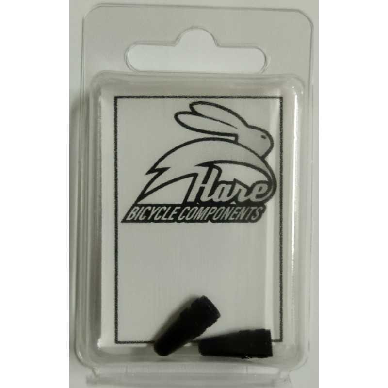 Válvula Cap Presta (pair) Hare Bicycle Components NEGRO Válvula Cap Presta (pair) Hare Bicycle Components NEGRO