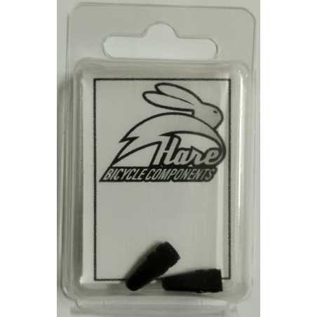 Válvula Cap Presta (pair) Hare Bicycle Components NEGRO
