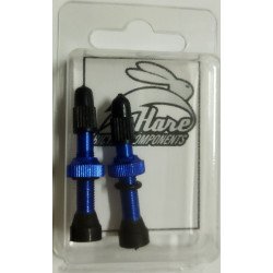 Válvula Tubeless 34mm (par) Hare Bicycle Components AZUL