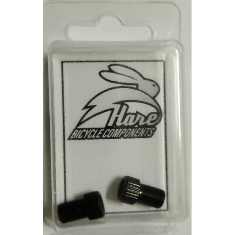 Adapter Valve (2 units) Hare Bicycle Components BLACK Adapter Valve (2 units) Hare Bicycle Components BLACK