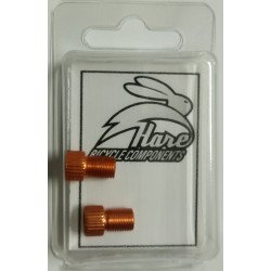 Adapter Valve (2 units) Hare Bicycle Components ORANGE