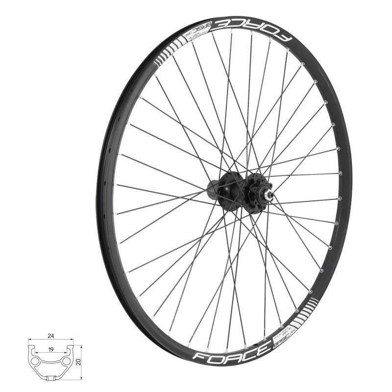 REAR WHEEL FORCE BASIC DISC 27.5 HUB 6B32SH