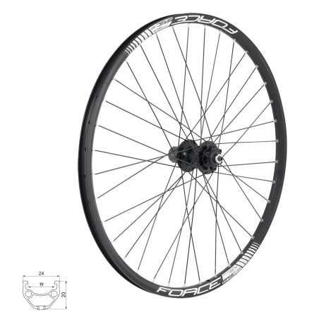 Roues Rear FORCE BASIC DISC 27.5 Cubo 6b32sh