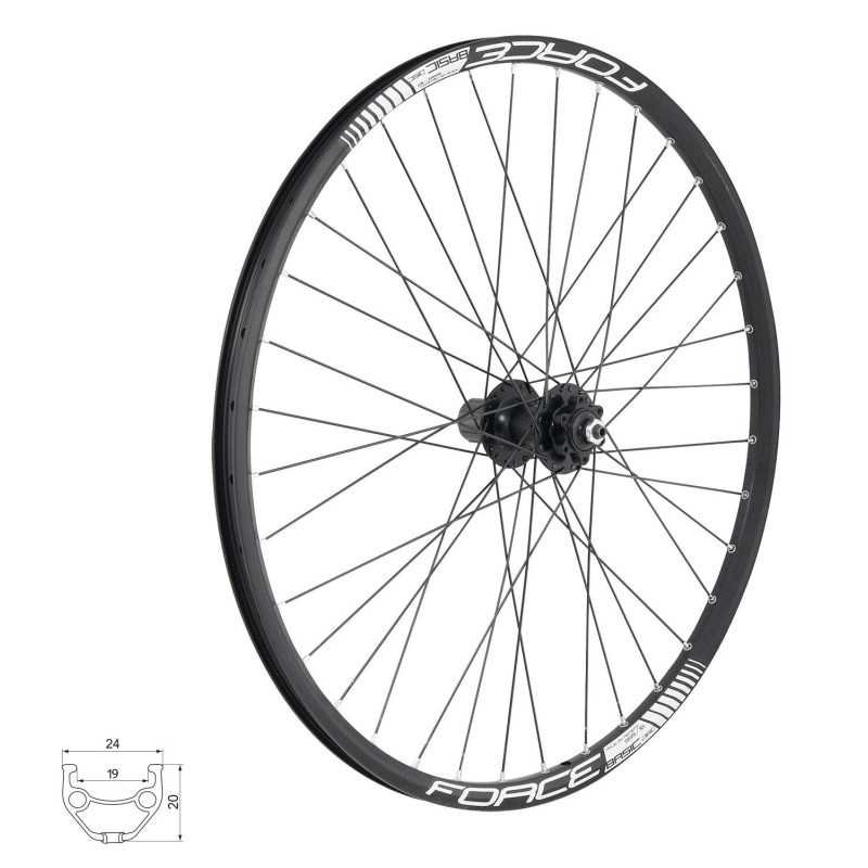 PAIRE DE ROUES FORCE BASIC DISQUE 29 MOYEU F804505 PAIRE DE ROUES FORCE BASIC DISQUE 29 MOYEU F804505