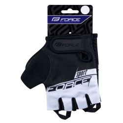 Luvas FORCE SPORT PRETO-BRANCO