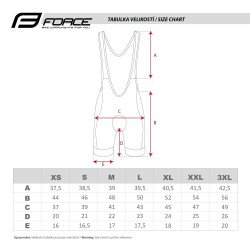 Pantalones Cortos FORCE F STRIPE NEGRO