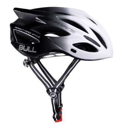 Helmet FORCE BULL HUE WHITE-BLACK