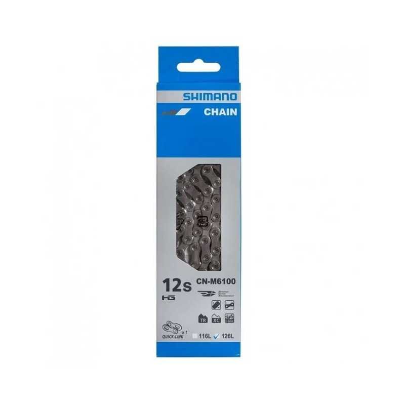 CHAIN SHIMANO DEORE CN-M6100 12 SPEED - 126 LINKS CHAIN SHIMANO DEORE CN-M6100 12 SPEED - 126 LINKS