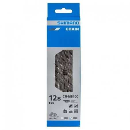 CHAIN SHIMANO DEORE CN-M6100 12 SPEED - 126 LINKS