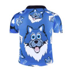 Maillot FORCE WOLFIE KID enfant BLEU