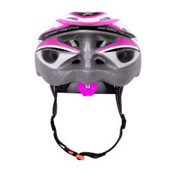 Capacete FORCE HAL BRANCO-ROSA