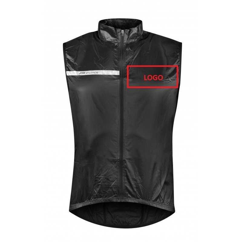 Coupe-vent imperméable FORCE WINDPRO SANS MANCHES Personalizado